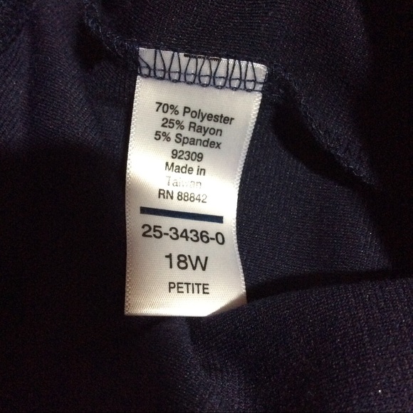 Woman Within NWOT Bootcut Stretch Pant, 18W Petite - Picture 4 of 4